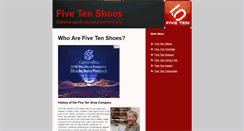 Desktop Screenshot of fivetenshoes.net
